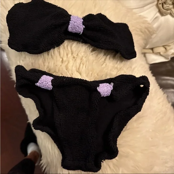 Hunza G Elektra Black and lilac - Picture 4 of 10